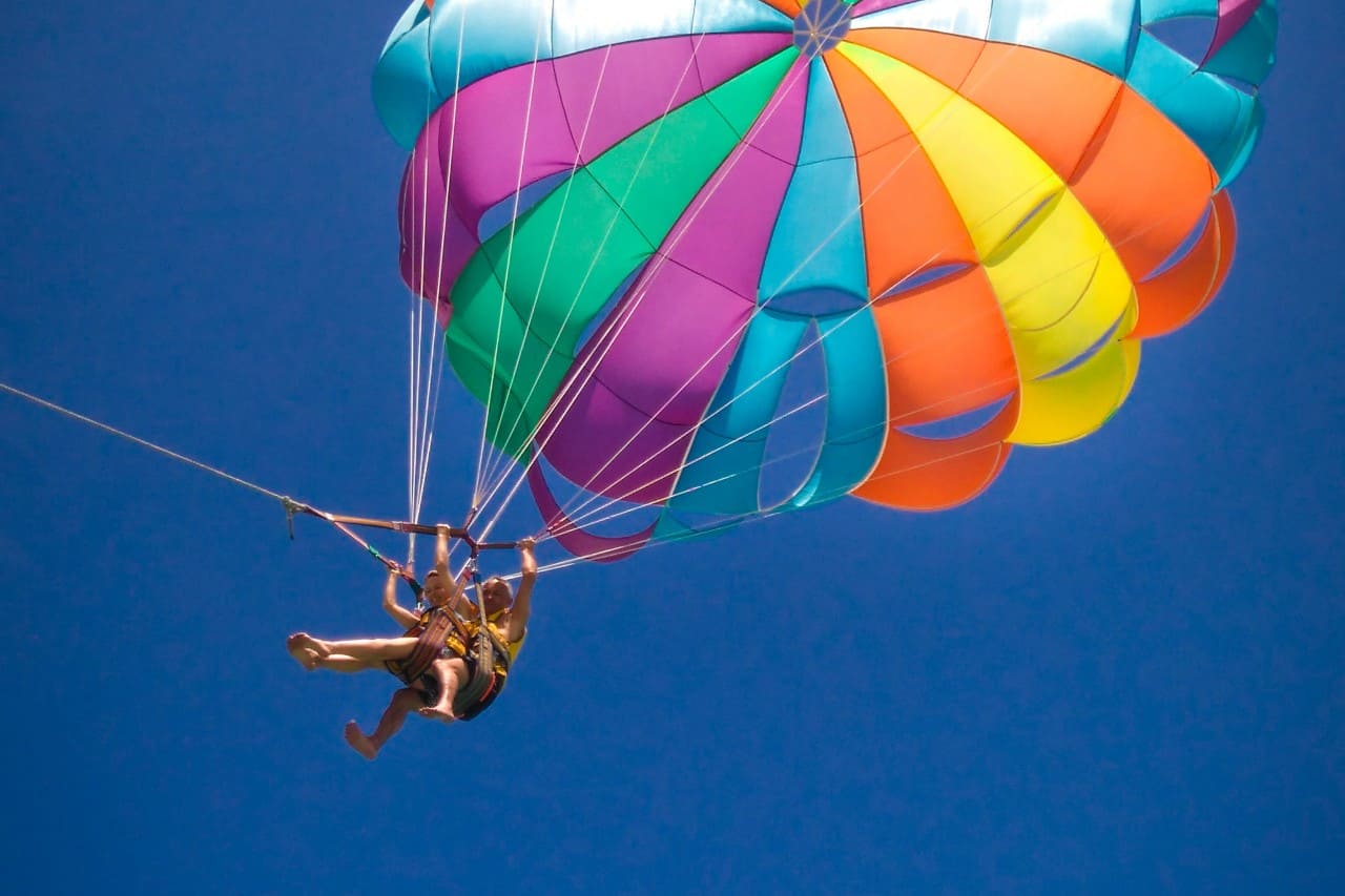 The Unique Experience of Parasailing in Montenegro becici budva parasailing 2