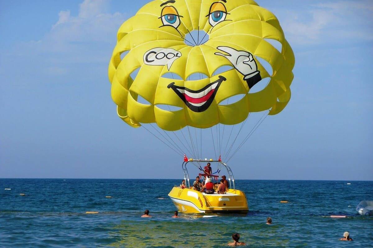 Safety First When Parasailing in Budva becici budva parasailing 3