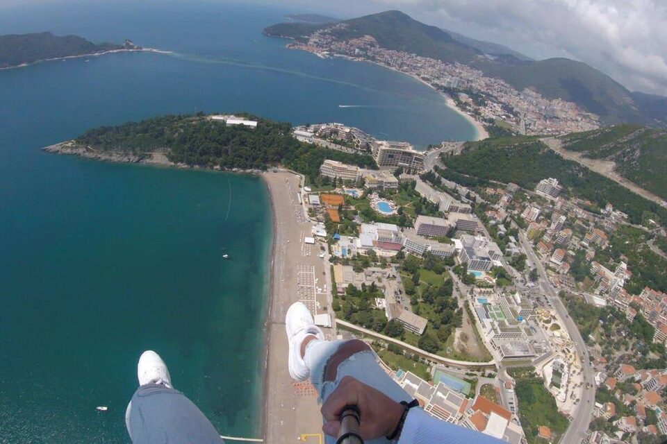 Paragliding Montenegro - Tandem flight in Bechichi