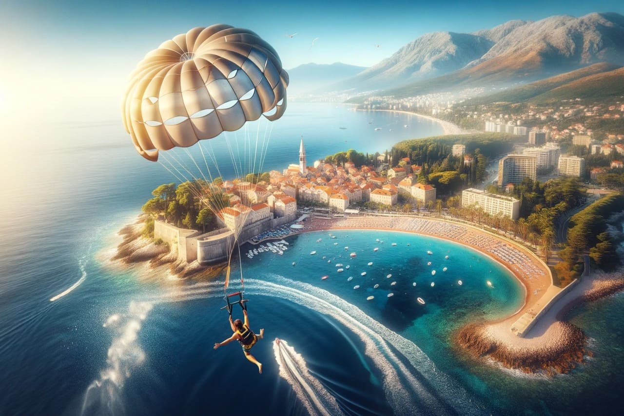 Parasailing in Budva: The Ultimate Beach Adventure